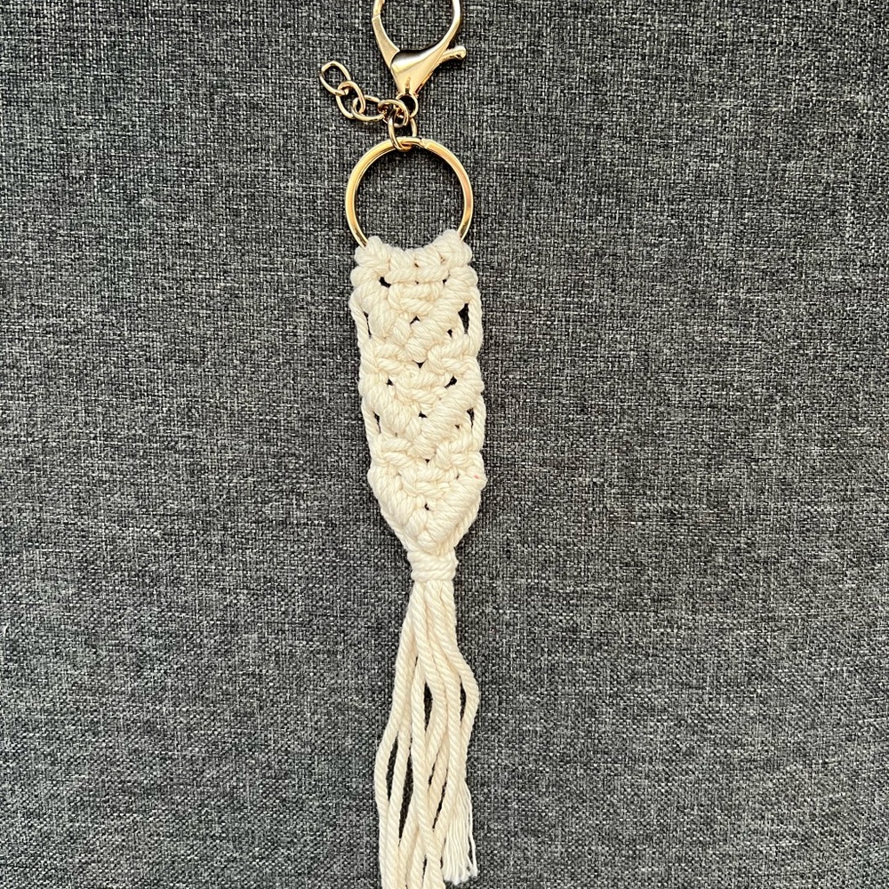 Braided keychain
